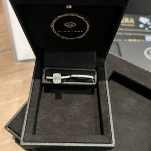 Bridal Ring Set, Emerald Cut. Moissanite. White Gold.  Wedding dress size 12
